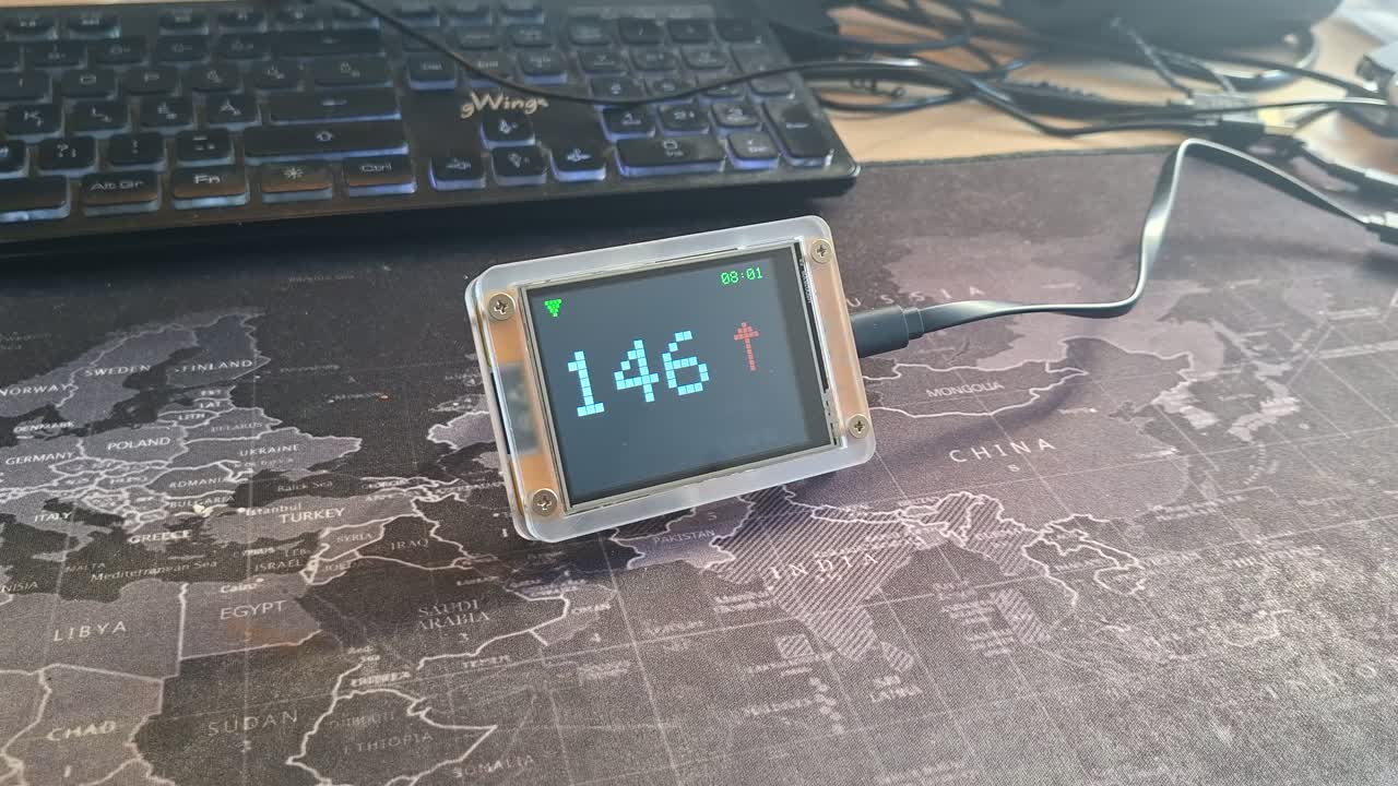 B-Sense live glucose display